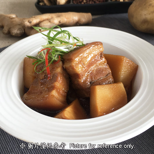 Taiwanese Soy Sauce Brown Stewed Pork Belly with Bamboo 家常燜筍滷肉